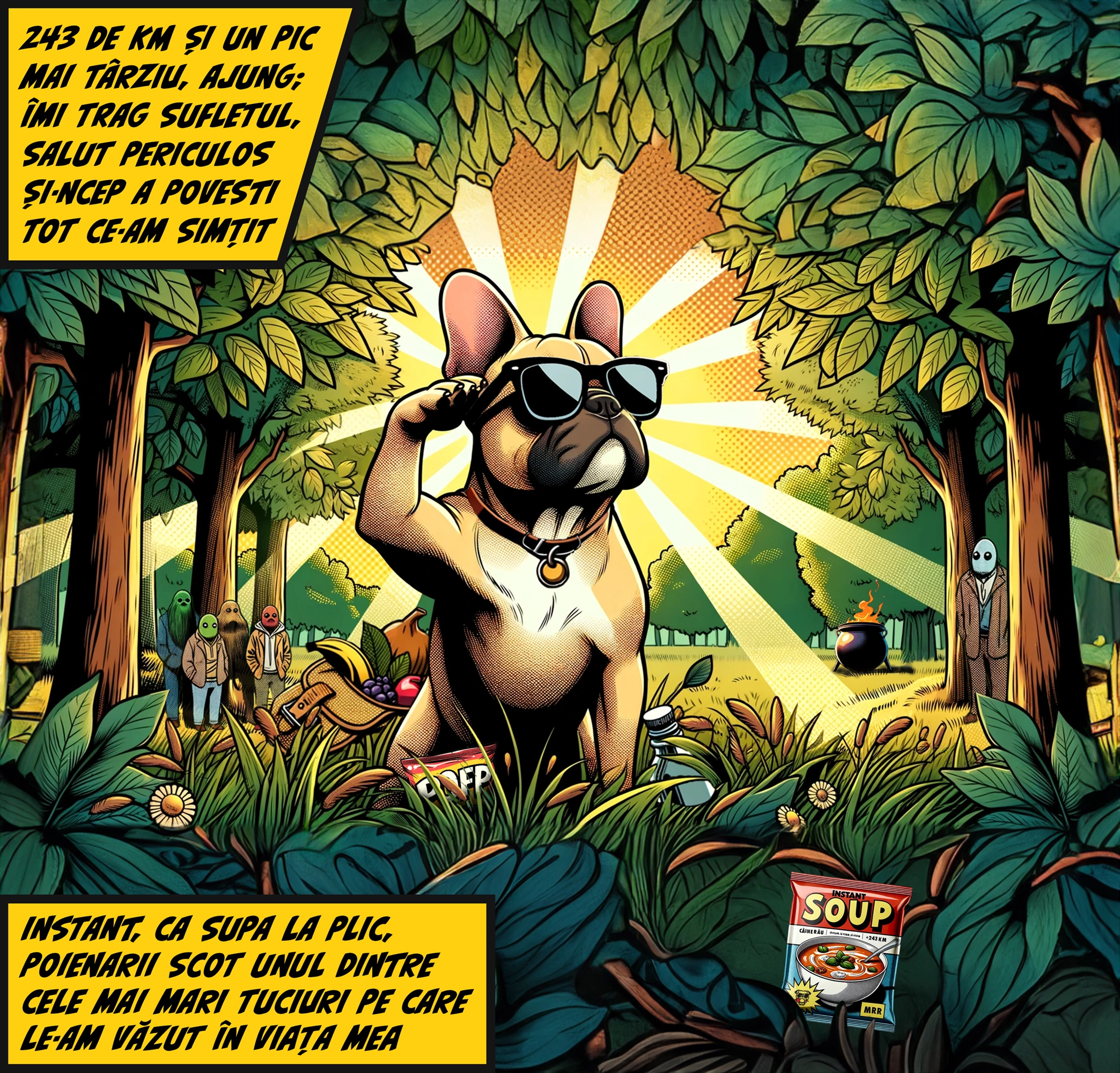 Bobiță ajungând la destinație